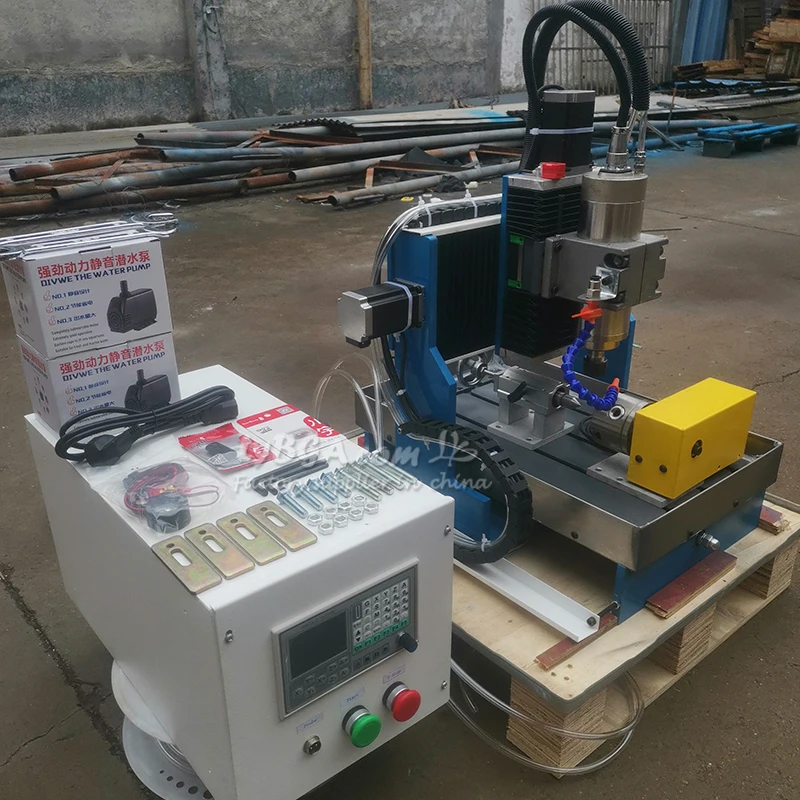 6040 CNC Router Engraving Cutting Milling Machine for Metal 1.5KW 2.2KW 3/4 Axis Water Tank/Wireless Handwheel/Offline Control