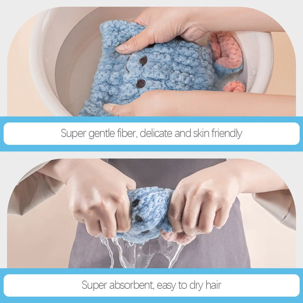 

Quick Dry Hair Drying Hat for Infant Absorbent Bath Cap No Heat Damage Ideal for Home and Travel Comfortable Fit