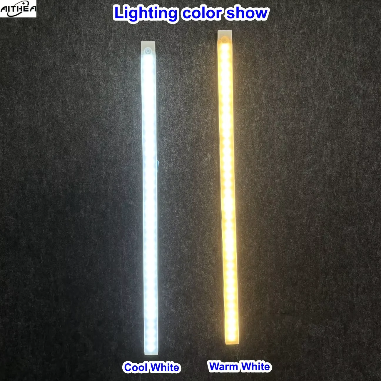 AITHEA Wireless LED Night Light Motion Sensor Light Closet Night Lamp For Kitchen Detector Light Cabinet Staircase Backlight