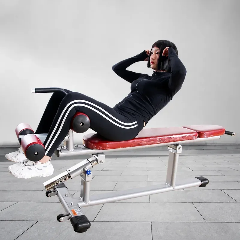 Conster Adjustable Abdominal Plate Dumbbell Stool for Core Muscle Training Supine Exercise Bench Commercial Fitness Equipment