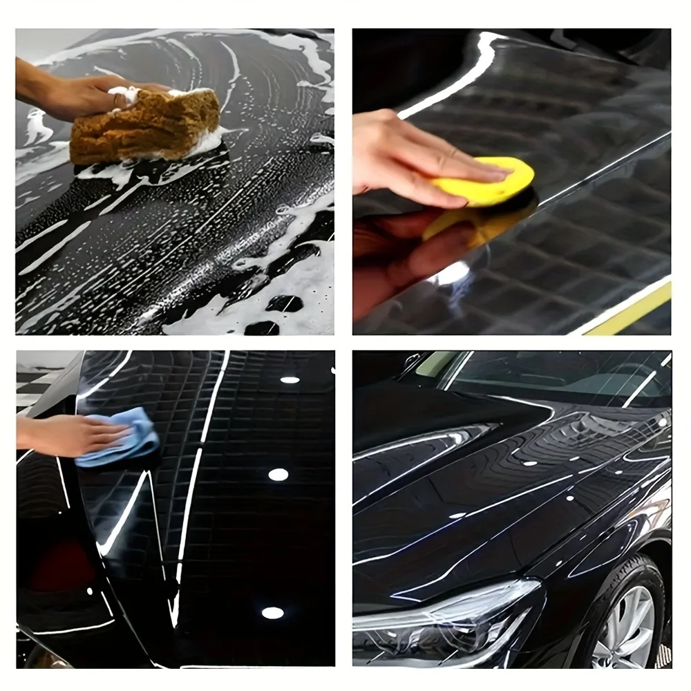 Car Scratch Remover Car Polishing Paste with Sponge Car Body Paint Care Kit Repair Paste Car Beauty Renovation