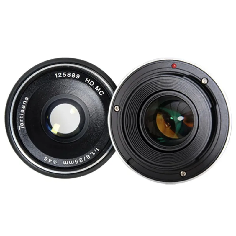NEW 7artisans Camera Lens 25mm F1.8 Prime Lens to All Single Series for E Mount Canon EOS-M Mout Micro 4/3 Camera A7 A7II A7R