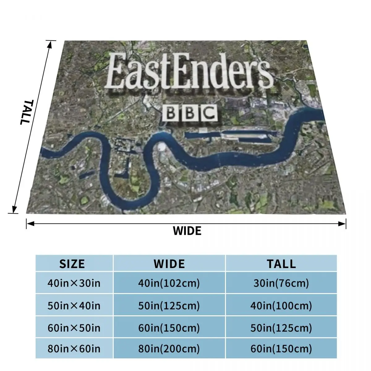 EastEnders An Ultra-Soft Micro Fleece Blanket