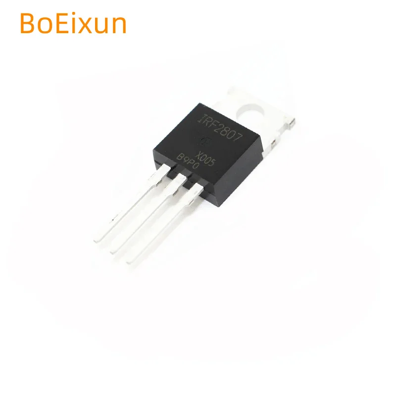 10Pcs/Lot IRF2807PBF IRF2807 2807PBF 82A 75V MOSFET MOSFT TO-220 New Good Quality Chipset