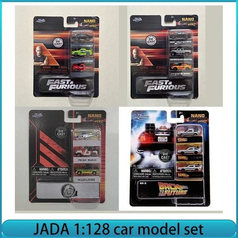 

JADA 1:128 Set Car Model Collection Decorations Adult Holiday Gift