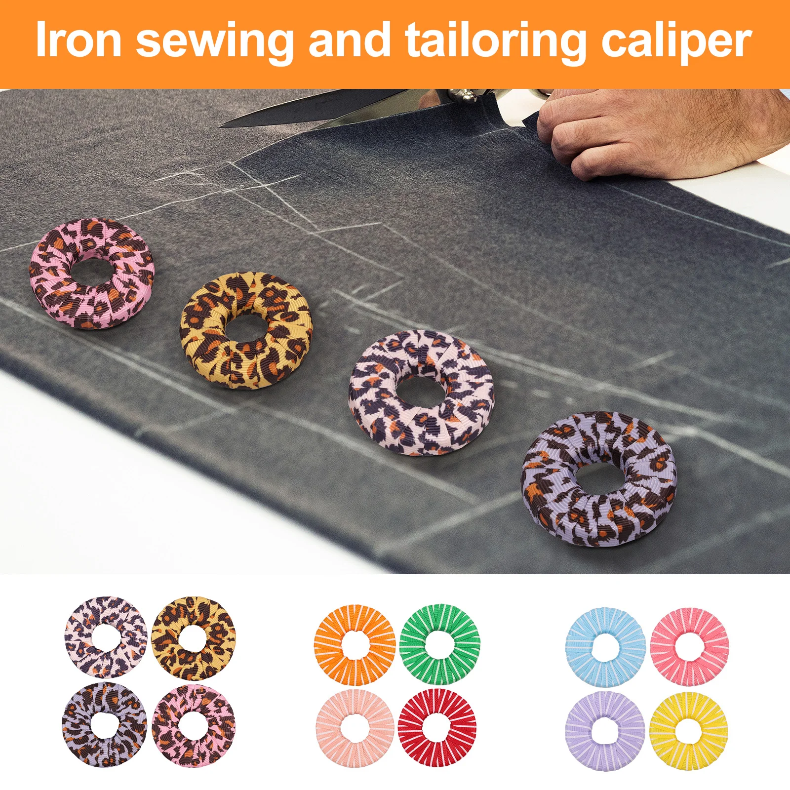 Fabric Weight Set - Poids ronds en tissu pratiques pour