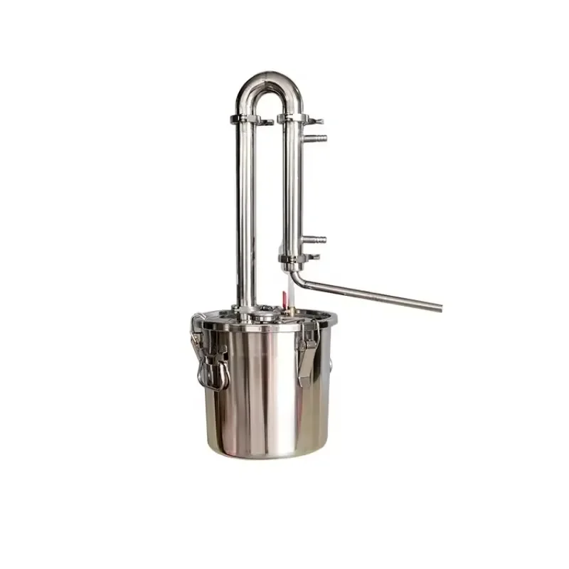 Hydrosol Essential Oil Alcohol Whisky Rum Gin Vodka Brandy Spirit Liquor Distillery Equipment for 304 Stainless Steel