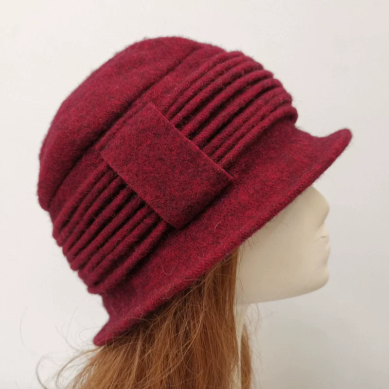 2025 Women's Simple Wool Beanie Winter Hat Ladies Warm Knitted Slouchy Soft Chunky Ribbed Cuffed Cap for Women Girls view 5