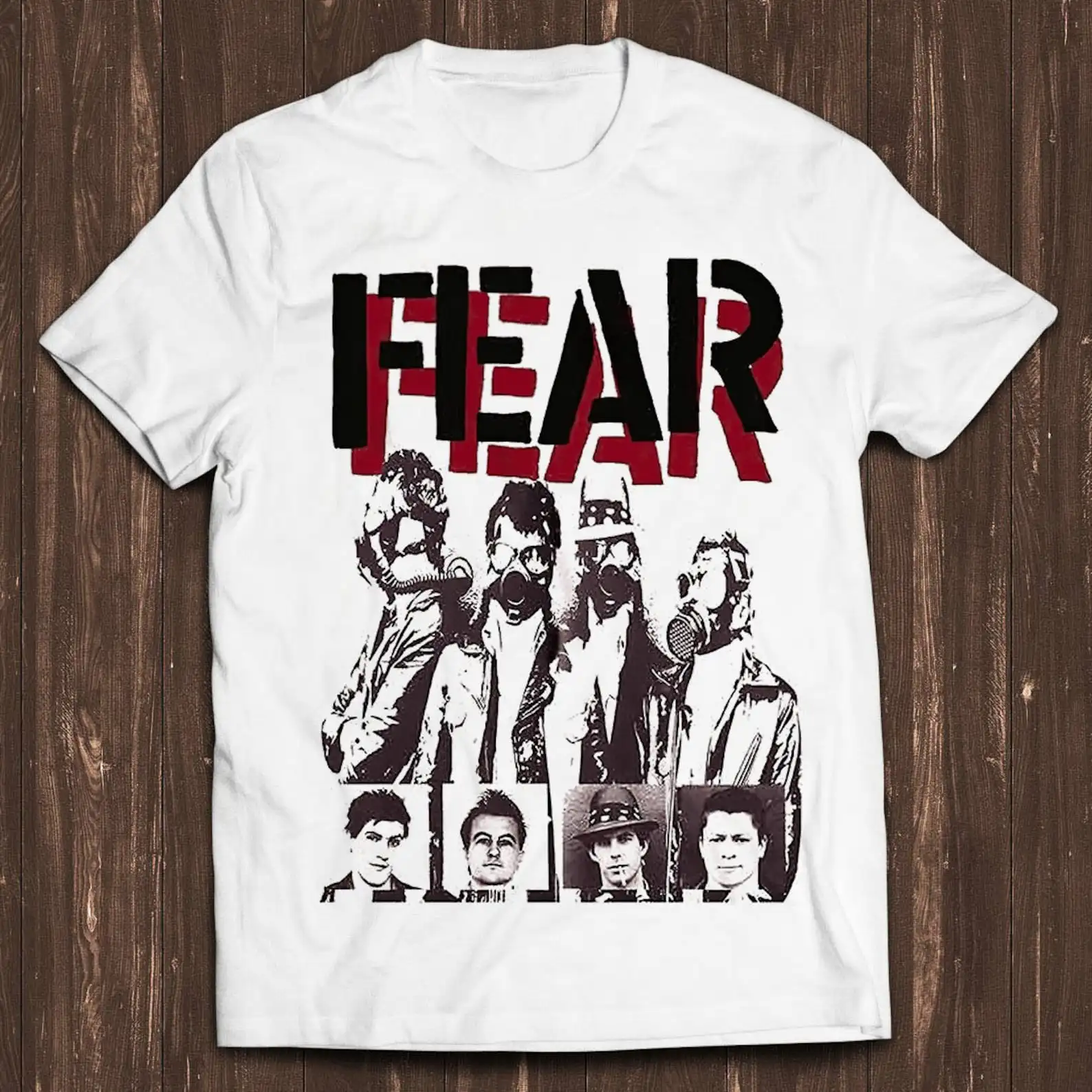 Fear New Band Music Punk Rock Style Design Cl ic Retro Film Gamer Meme Movie Music Cool Gift Tee T Shirt C1560