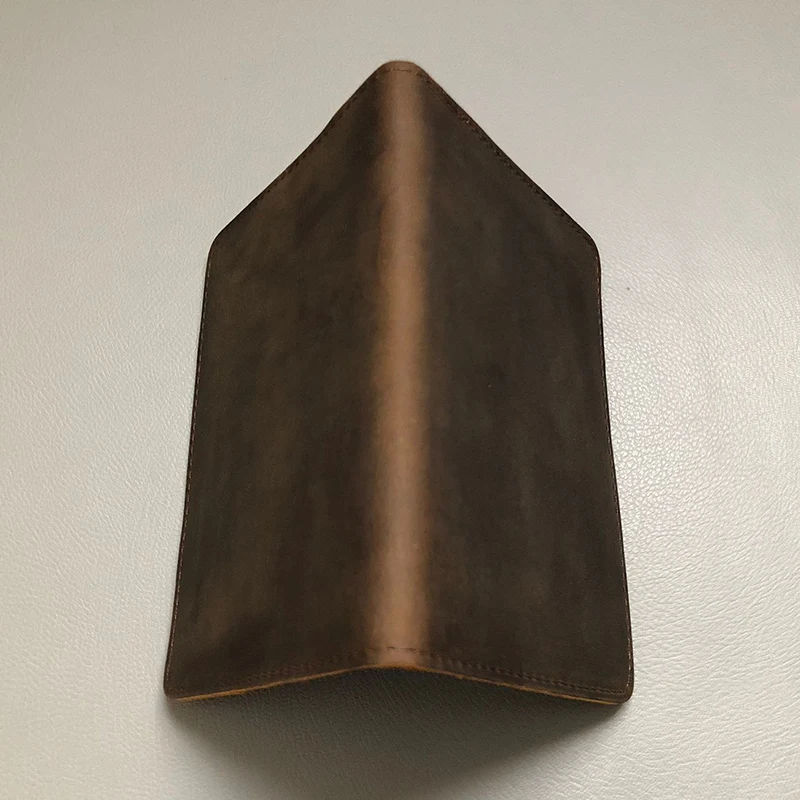 Passport Holder Travel Essentials Cover Case Accessories Women Men Crazy Horse Genuine Leather Yellowstone Cowboy Style Homemade