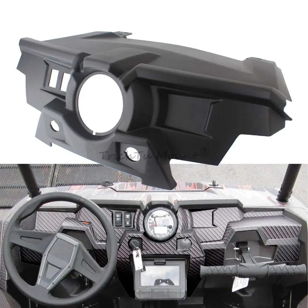 

For Polaris RZR 900 XP Turbo S4 1000 EPS 2014-2019 UTV Accessories Front Upper Console Dash Cover Panel ABS Matte Black