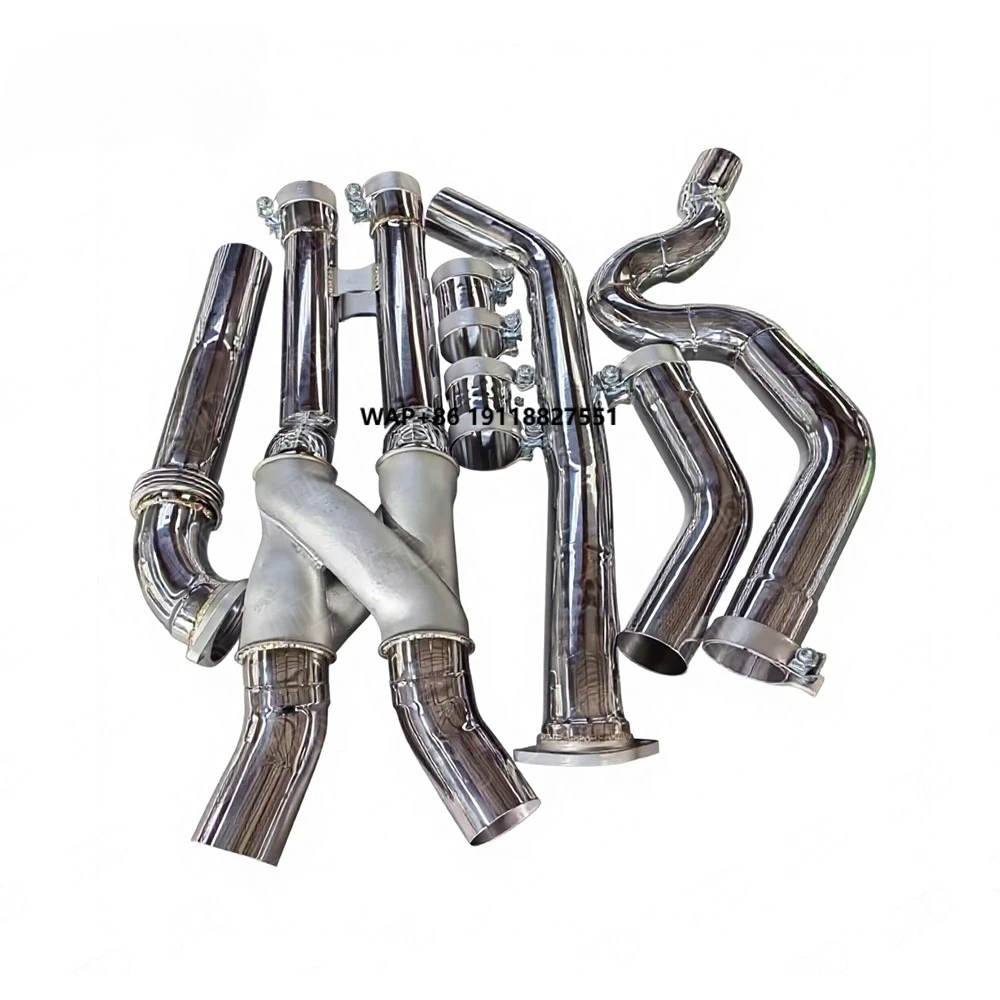 For  M3 M4 G80 G82 G83 G8X Stainless Steel Mid-Pipe with Z-Pipe - Performance Exhaust Center Section Upgrade, Direct Bolt-On