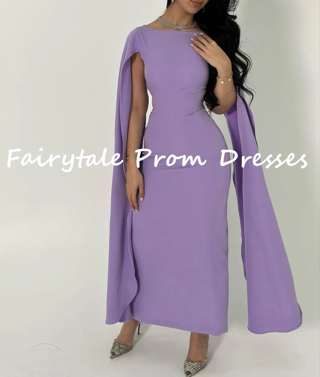 

Fairytale Lilac Long Sleeves Zipper up Sheath Dresses For Women Elegant Dresses For Women Elegant party dresses for women 2024