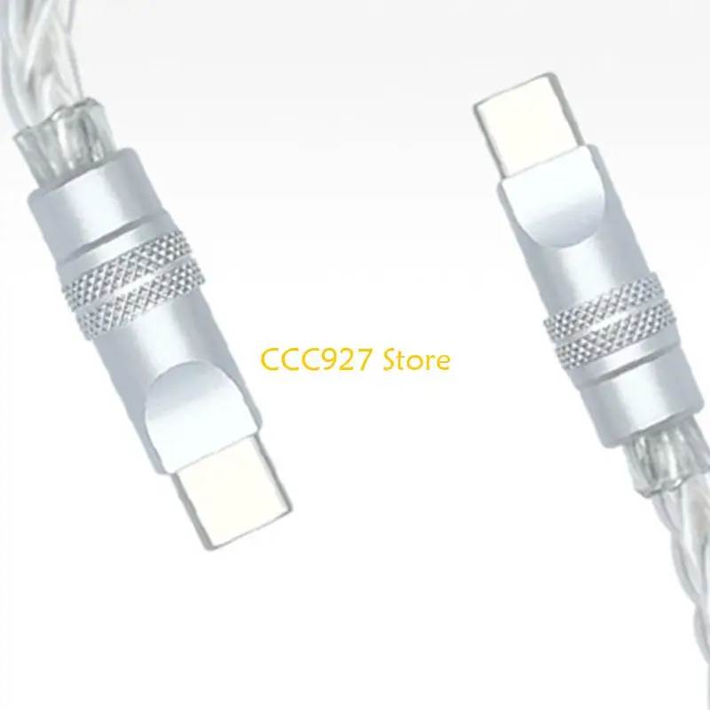 B03F Kabel w oplocie typu C do typu C, ośmiożyłowa, monokrystaliczna miedź LInia szybka — zdjęcie produktu 4