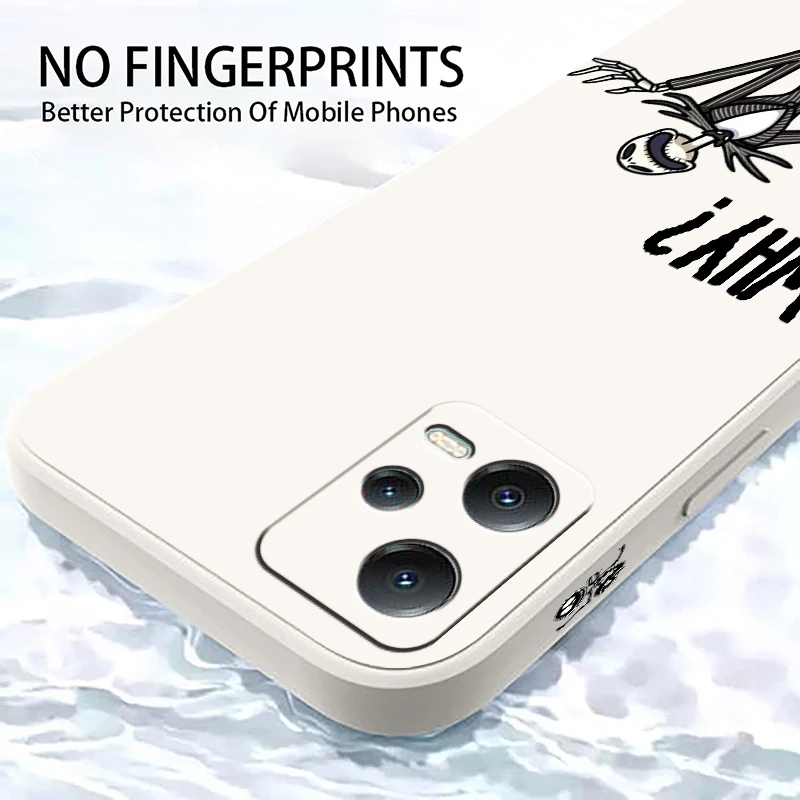 Jack Skeleton Cartoon Liquid Left Rope For Xiaomi Redmi Note 13 12 12S 12R 11 11T 11S 10 10S Pro Plus 5G Back Phone Case image 5