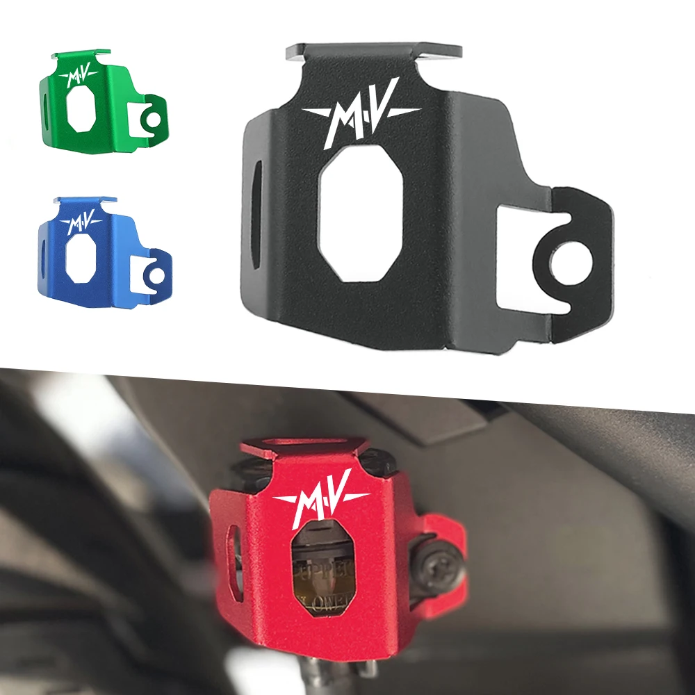 Oil Cup Guard Rear Brake Fluid Reservoir Guard For MV Agusta 675 800 Brutale 800 1000 Turismo Veloce RC Accessories Motorcycle
