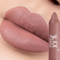 Nude Series Velvet Matte Lipstick Pencil Waterproof Long Lasting Red Lip Stick Non-Stick Cup Makeup Lip Tint Pen Cosmetic Makeup