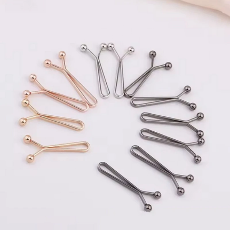 12/24 Uds Clip para pañuelo de seda Clip para bufanda Clip para el cuello Clip para pañuelo en forma de U Clip para pañuelo chal suministros de ropa DIY