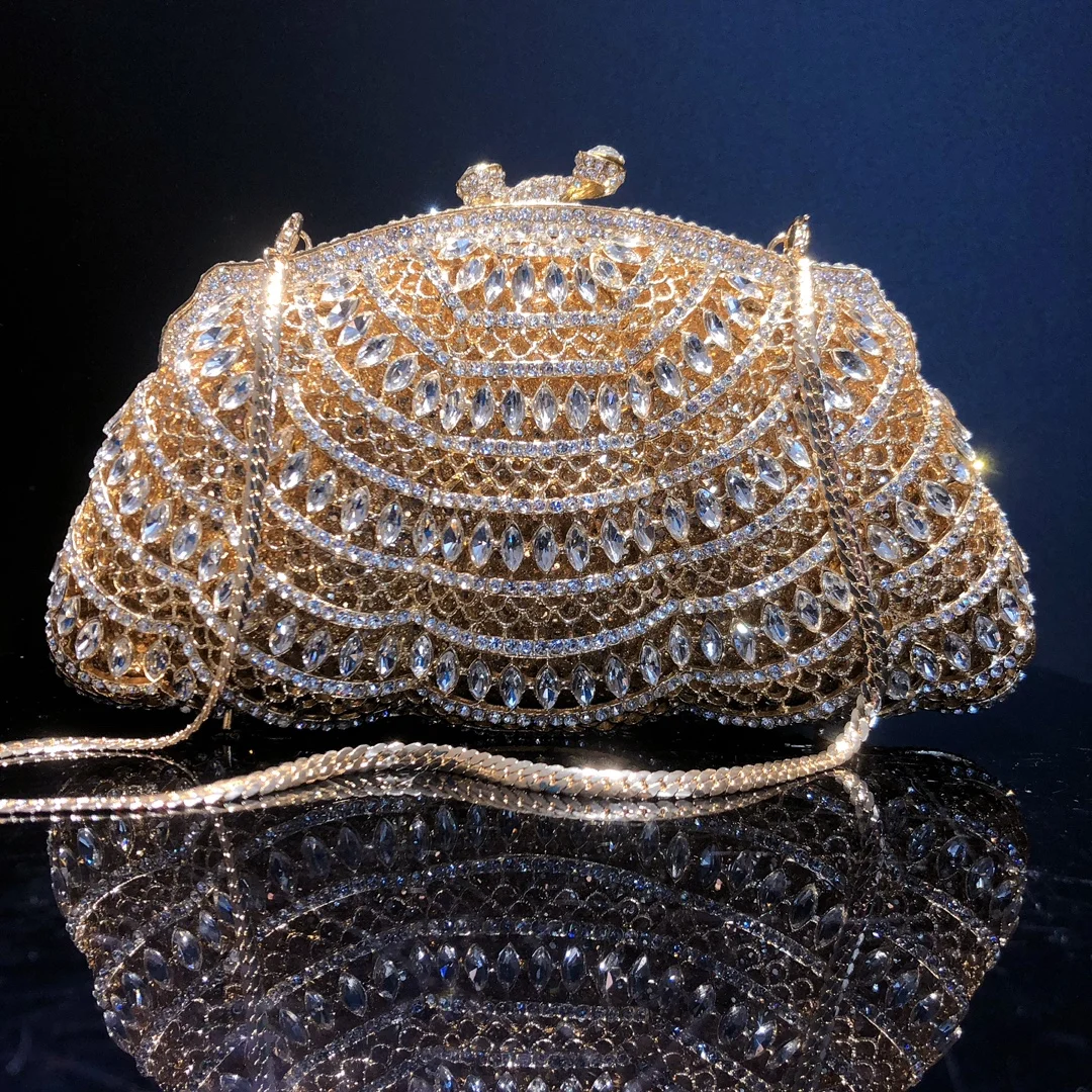 

Женский кошелек-клатч золотого/зеленого/синего/красного цвета