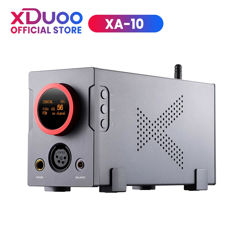 

Xduoo XA-10 Decoder Headphone Amp AK4493*2 Full Decoding DSD512 High Performance XA10 Balanced DAC Headphone Amplifier