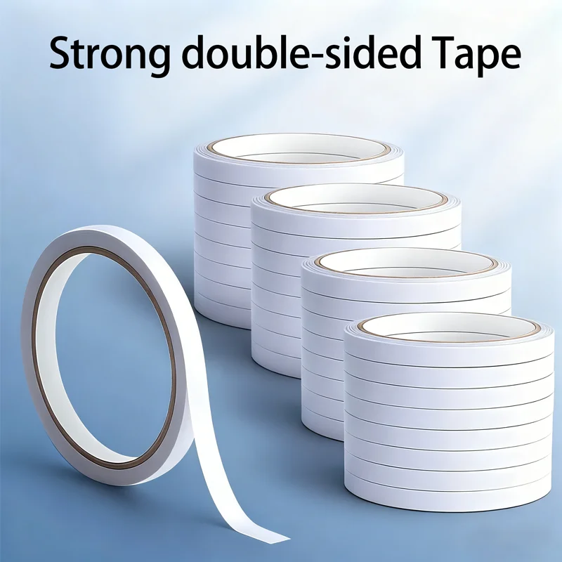 

Double-sided tape, high viscosity, ultra-thin, strong hold, stationery, office, craft, easy to tear, transparent