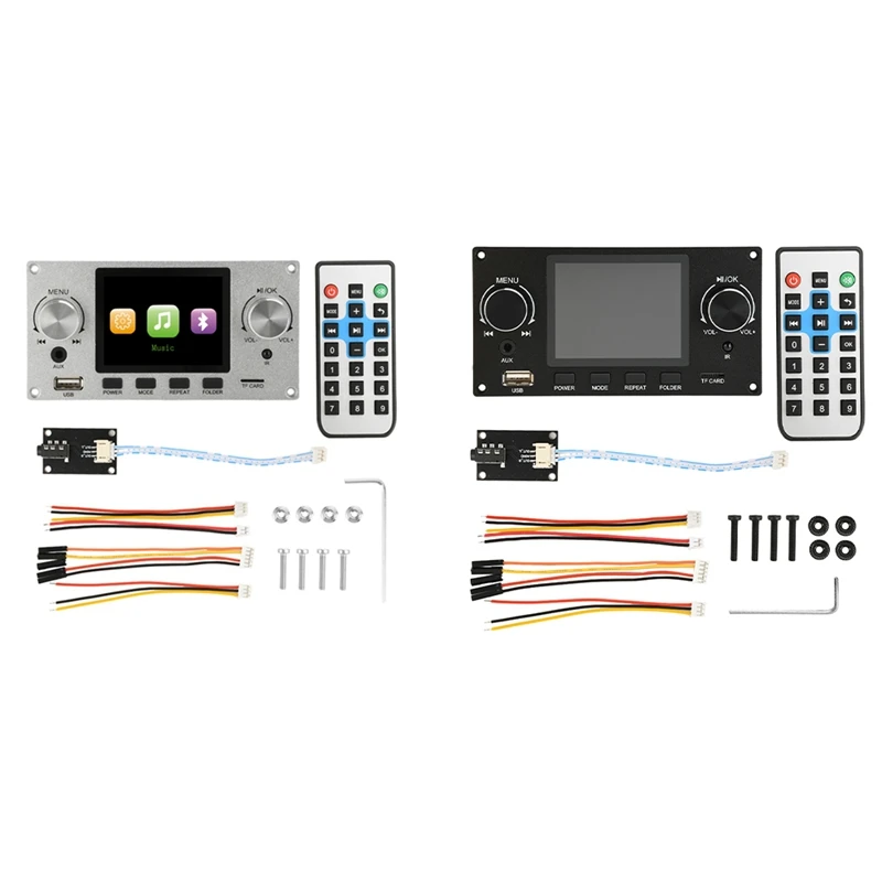 

PORK-2.8 Inch TFT Color Screen Lossless Audio Decoding Board Module Amplifier Audio Player DC 4.5-5.0V Car FM Radio Module