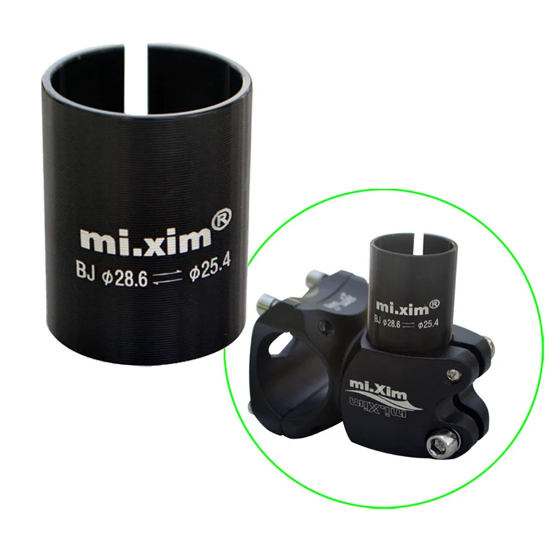Mountain Variable ring Road Bike Adapter Aluminum alloy Bicycle Black Front fork MTB Stem Reducer 28.6-25.4mm 36mm