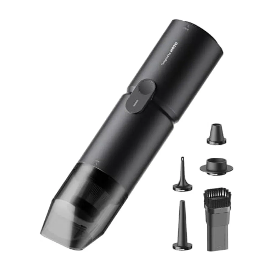 

Handheld Vacuum Cleaner Cordless Desk Vacuum Cleaner Compressed Electric Air Duster 15000Pa Suction 4-in-1 Portable Vortex Vacu
