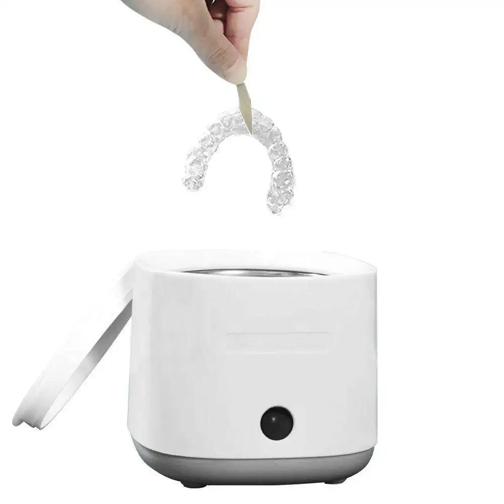 Ultrasonic Cleaner Mini Portable High Frequency Cleaning Machine for Jewelry watch Ring Dental Brace