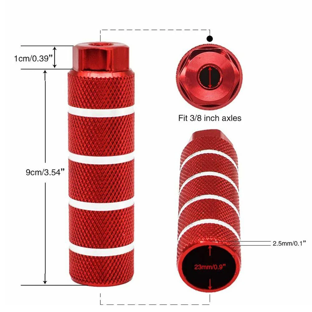 1 زوج أوتاد الدراجة سبائك الألومنيوم دواسات الدراجة القدم الراحة أوتاد للدراجة صالح 3 8 بوصة المحاور دراجة الملحقات