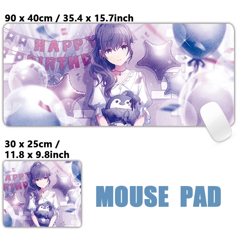 Nieuw ontwerpproject Sekai 2025, karakter PJSK Anime meisjes muismat tafelmat Gaming XXL Anime muismat toetsenbord desktop mat