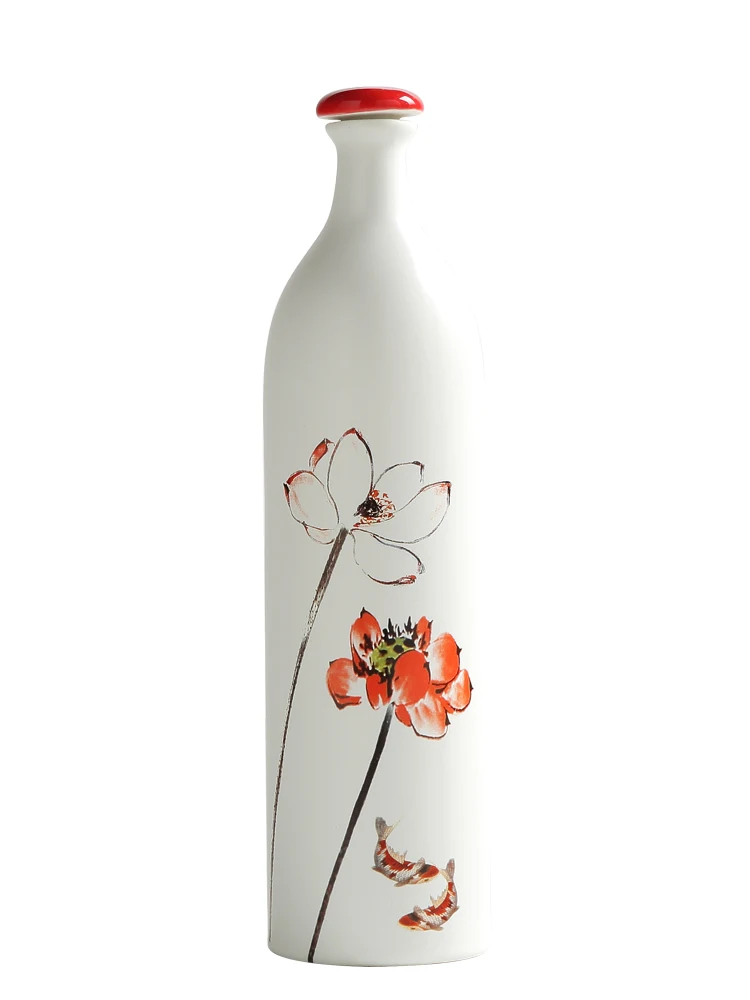 Jingdezhen Ceramic Wine Bottle Creative Home Empty Wine Pot