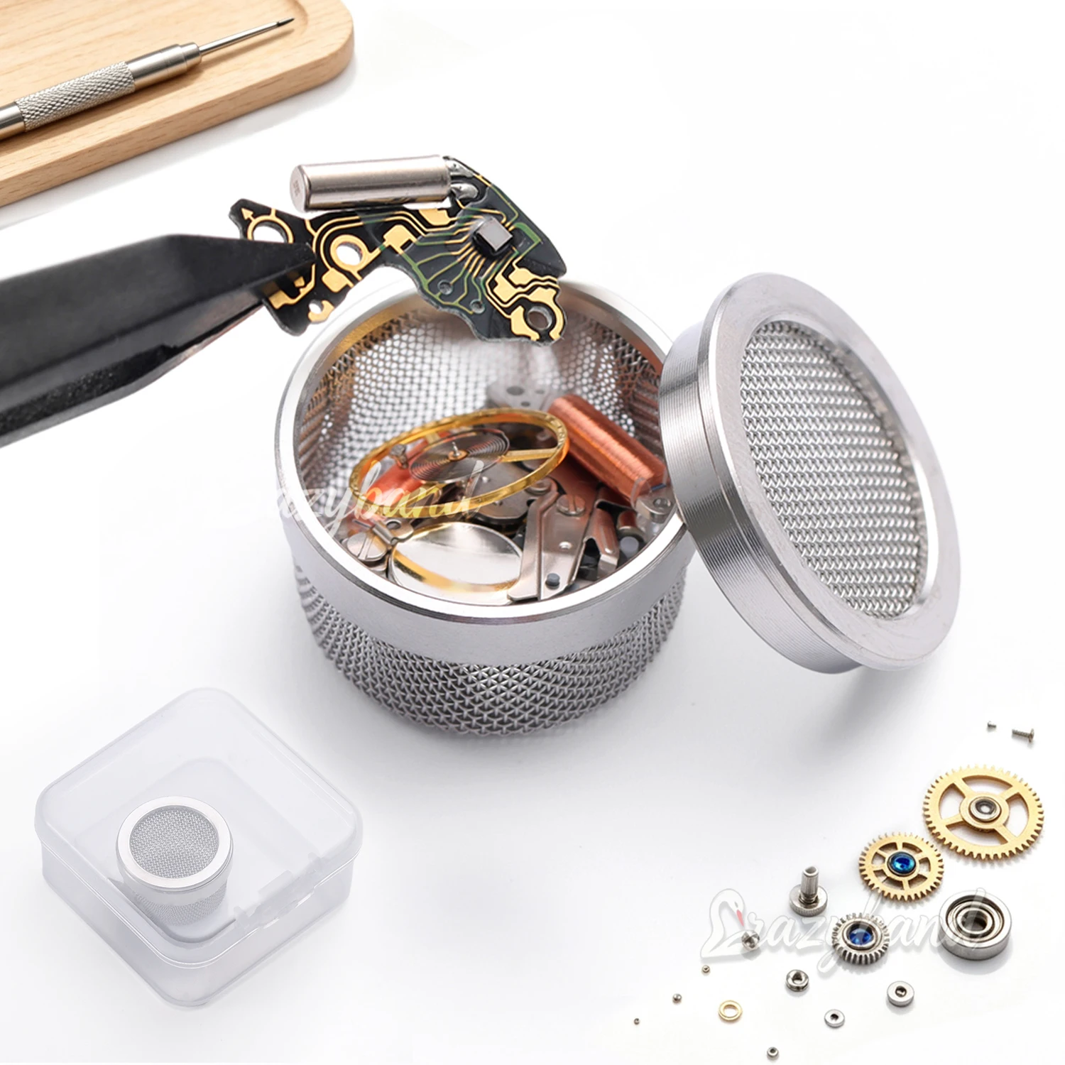 Jewelry Watches Repair - New Watch Parts Cleaner Basket Stainless