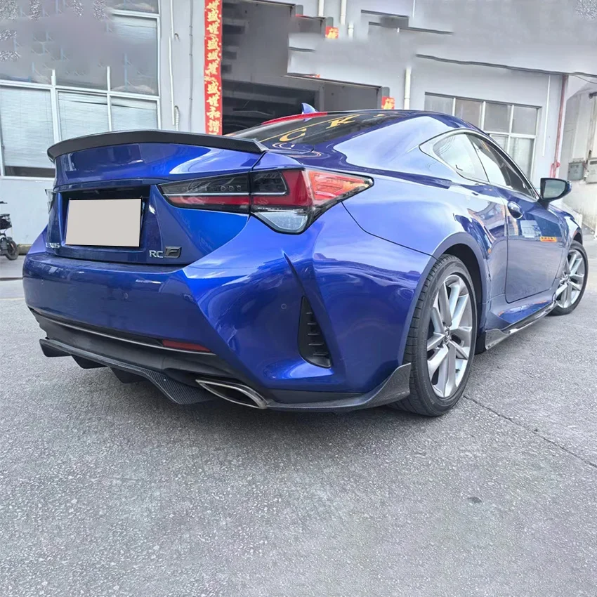 ل 2015-2020 لكزس RC RC200T RC300 RC350 F-Sport الخلفي سبويلر الجناح الخلفي الجذع الذيل الجناح بوديكيت ضبط الذيل قطع غيار السيارات