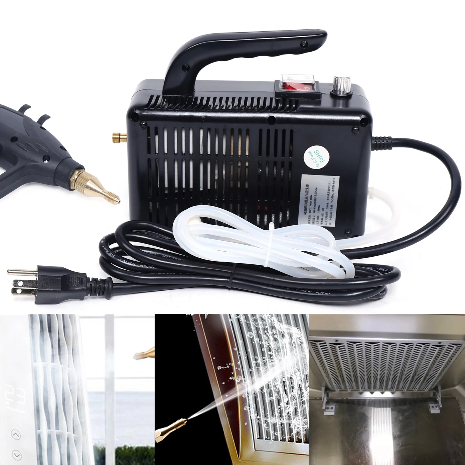 

1700W 110V High Pressure Steam Cleaner Automatic Mobile Cleaning Hine Home