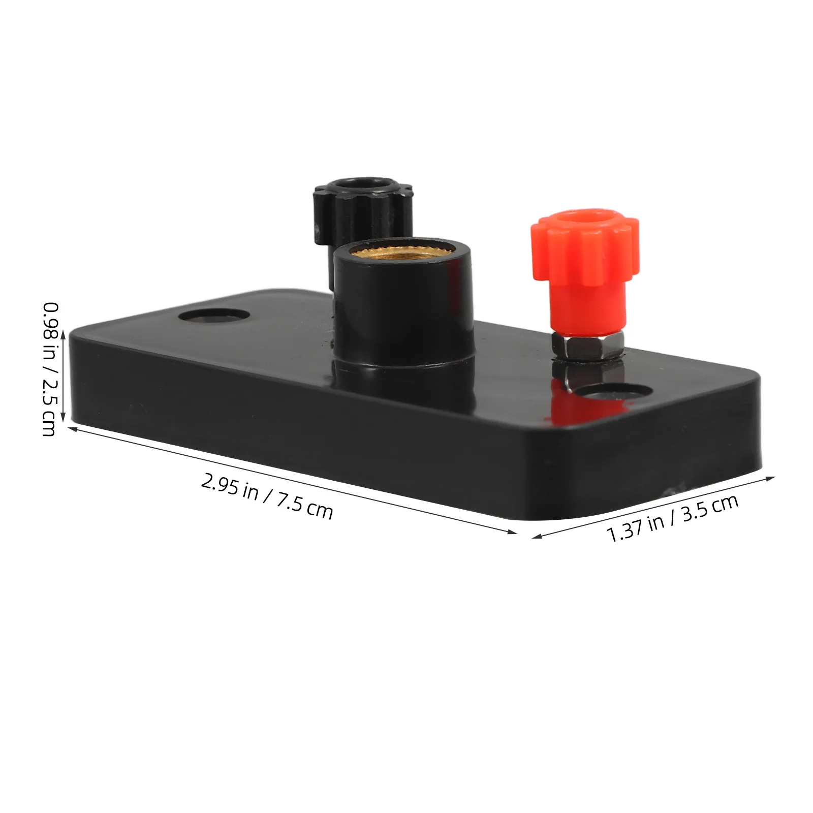 6Pcs Plastic Lamp Base with Copper Contacts Physics Laboratory Equipment for Student Experiment Learning Set Plastic Lamp Base