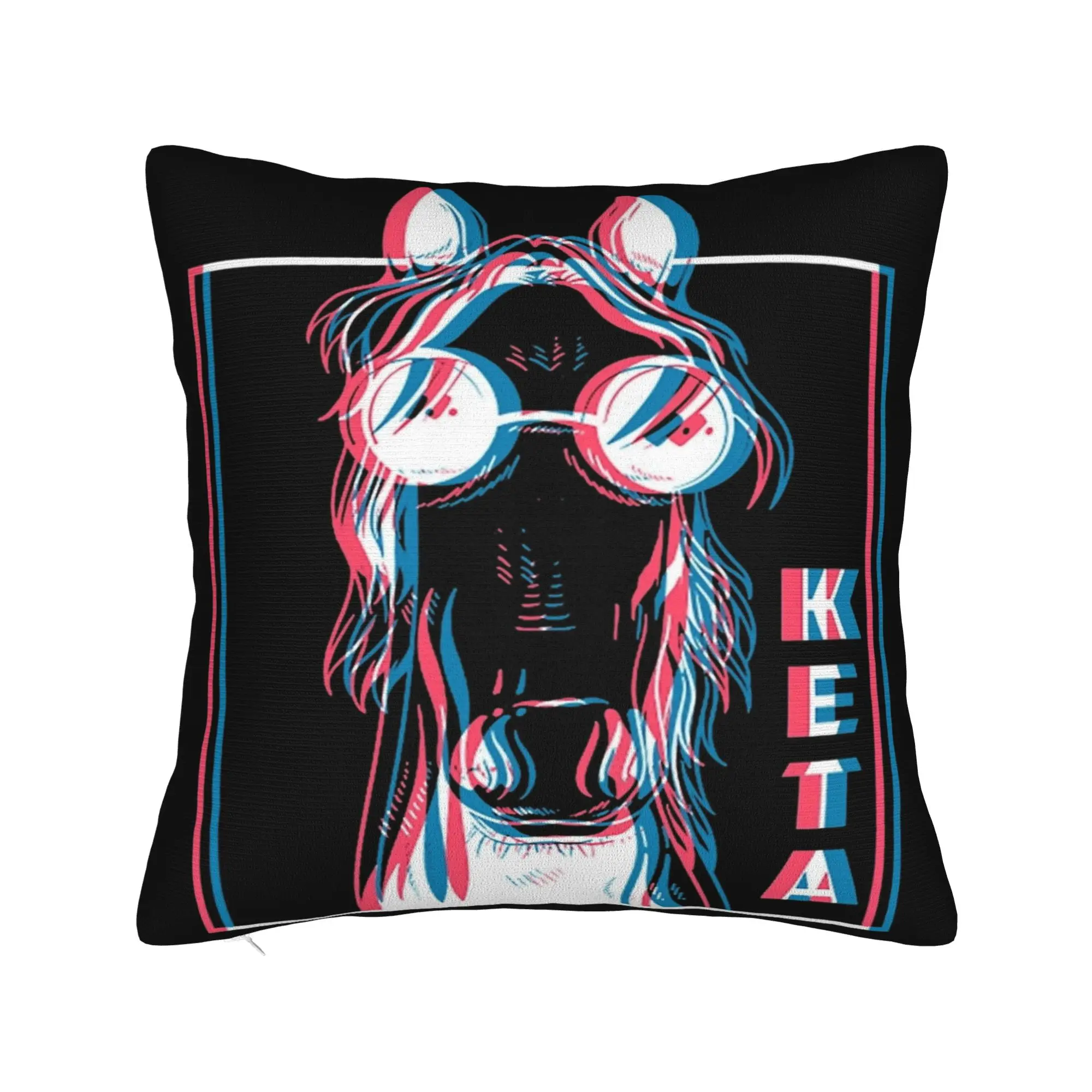 Decorative Pillowcase Ketamin Horse  Stuff Home  Pillow Case Cover Zippered Multiple Sizes