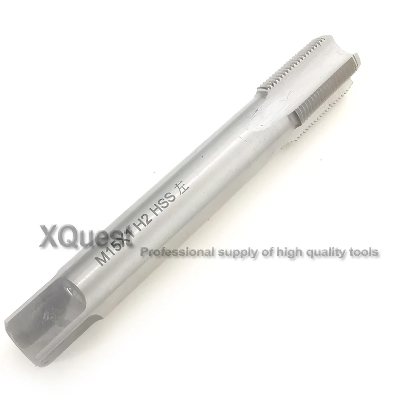 XQuest HSS Metric Left Hand tap M15 M15X2 M15X1 Right hand Fine Thread Cutting taps M15X1.75 M15X1.5 M15X1.25 M15X0.75 M15X0.5