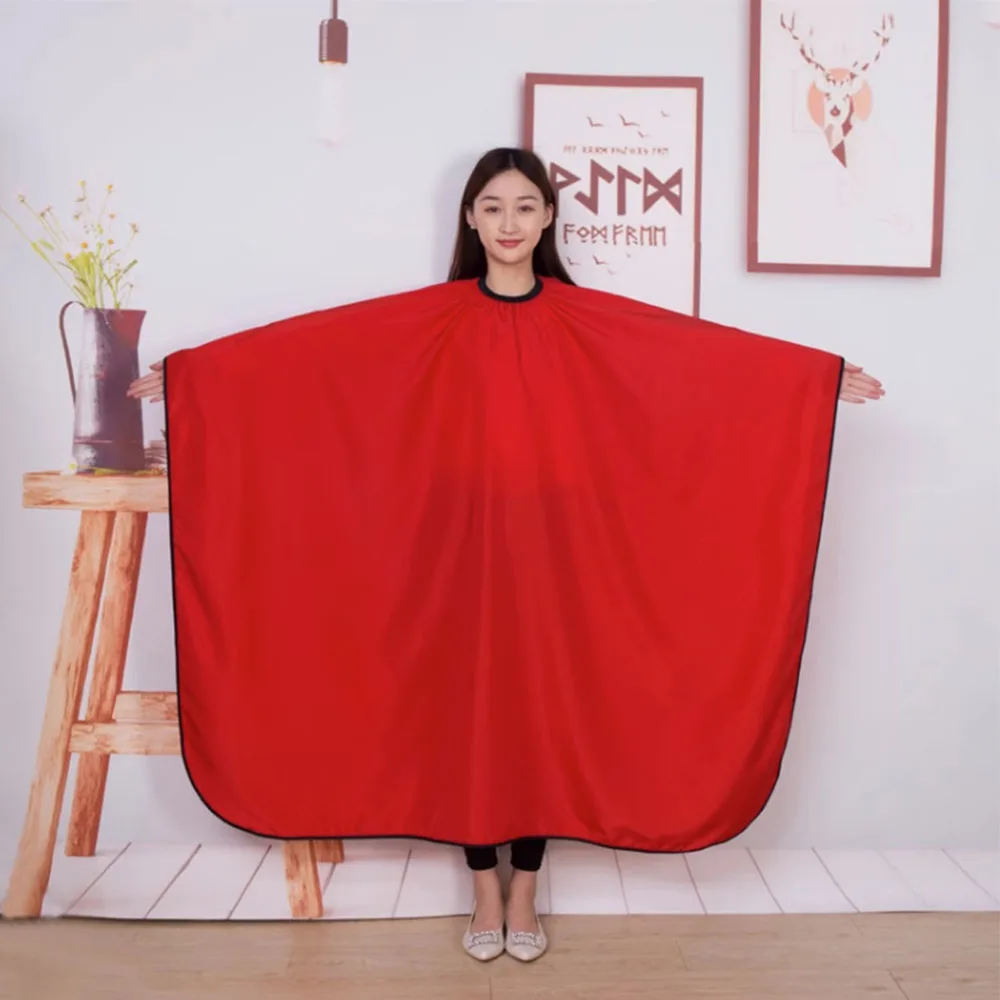 Capa de corte de pelo en 4 colores, bata de tela para peluquería profesional, delantal de peluquería impermeable negro, capas de corte de pelo