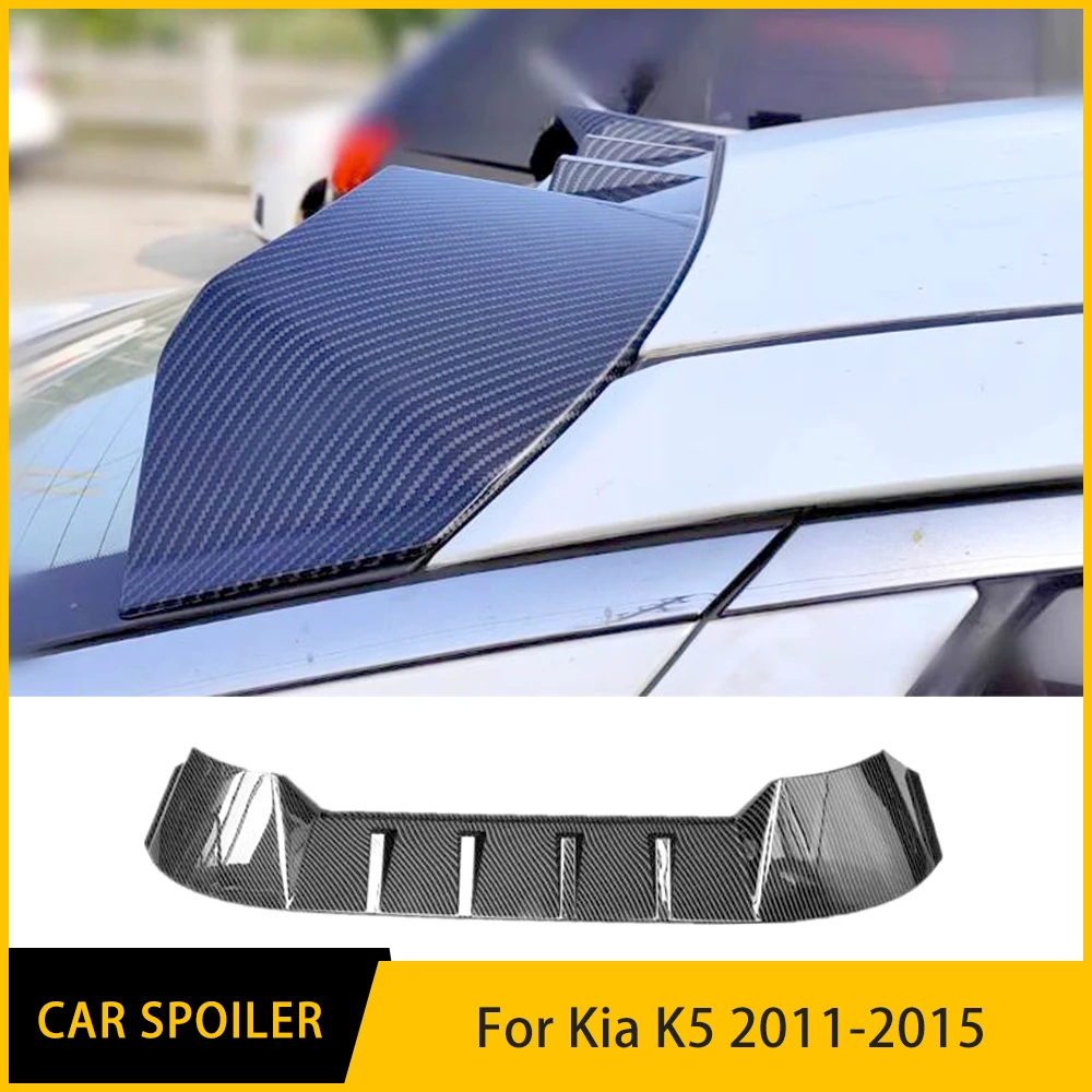 

ABS High Quality Rear Window Roof Wing Spoiler Wing Refit Trim Diffuser For Kia K5 2011 2012 2013 2014 2015 Car Accessories