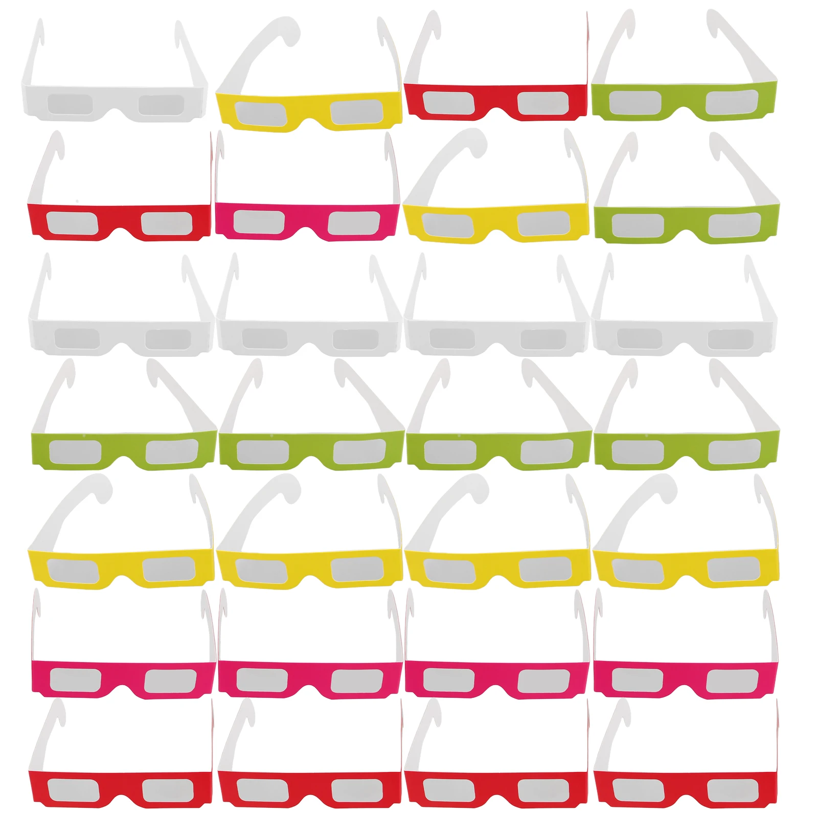 

30pcs Glasses 3D Party Favors Birthday Supplies Red Movie Glasses Festival Accessories Classroom Rewards Concert