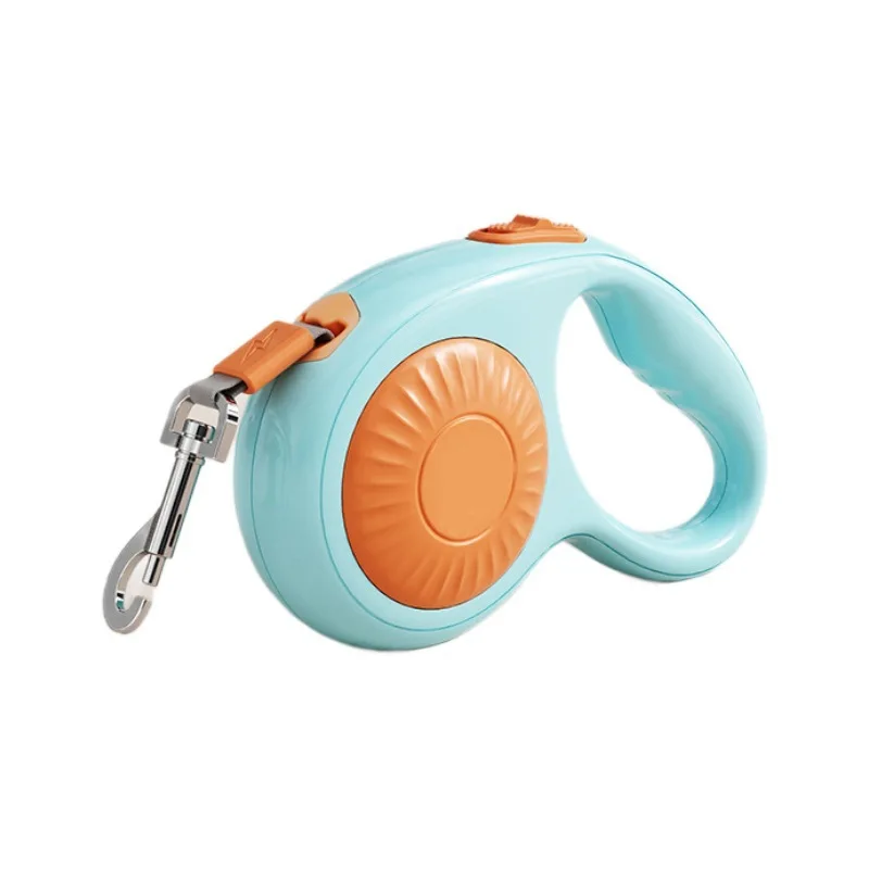 

New Dog Leash Automatic Retractable Dog Walking Leash Teddy Golden Retriever Medium and Large Dog Explosion-proof Rushing