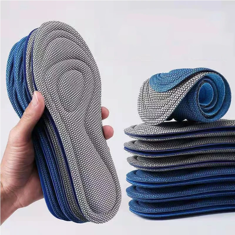 Sport Running Shoe Insole Memory Foam Orthopedic Insoles for Shoes Antibacterial Deodorization Sweat Absorption Insert Shoes