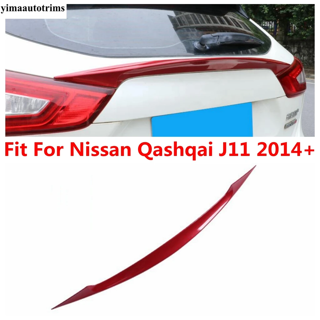 

Rear Tailgate Mid-wing Modification Body Tail Panel Strip Cover Trim Exterior Accessories For Nissan Qashqai J11 2014 - 2021