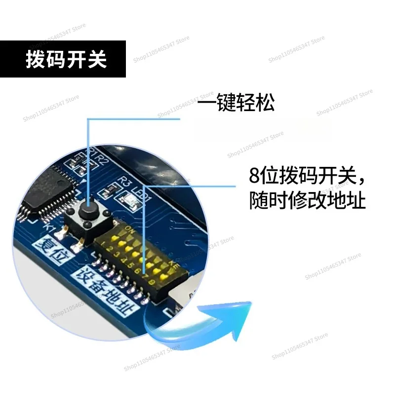 For Multifunctional Air Quality Sensor VOC Temperature and Humidity PM10 Carbon Dioxide Sensor 485 Detection Module