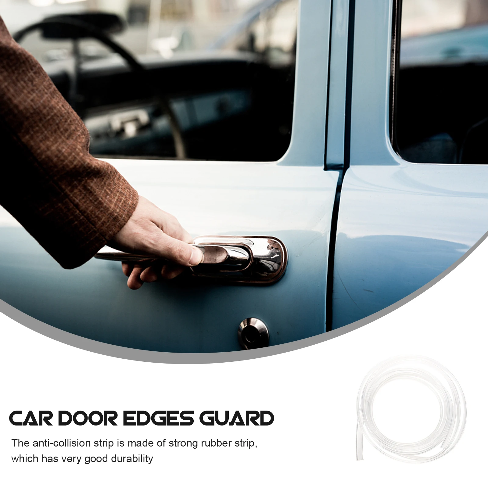 

Anti-Collision Invisible Rubber Protective Edging Auto Seal Edge Guard For Vehicle Transparent Weather Seal For Car Doors