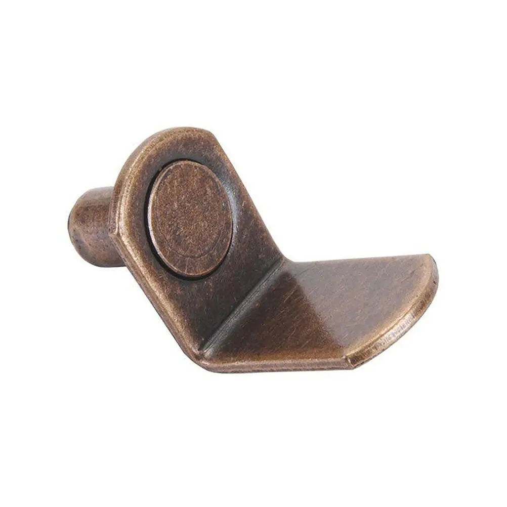 Shelf Support Brackets 25 Pack Bronze Heavy Duty Sturdy Pegs for Cabinet Bookcase Shelving Furniture