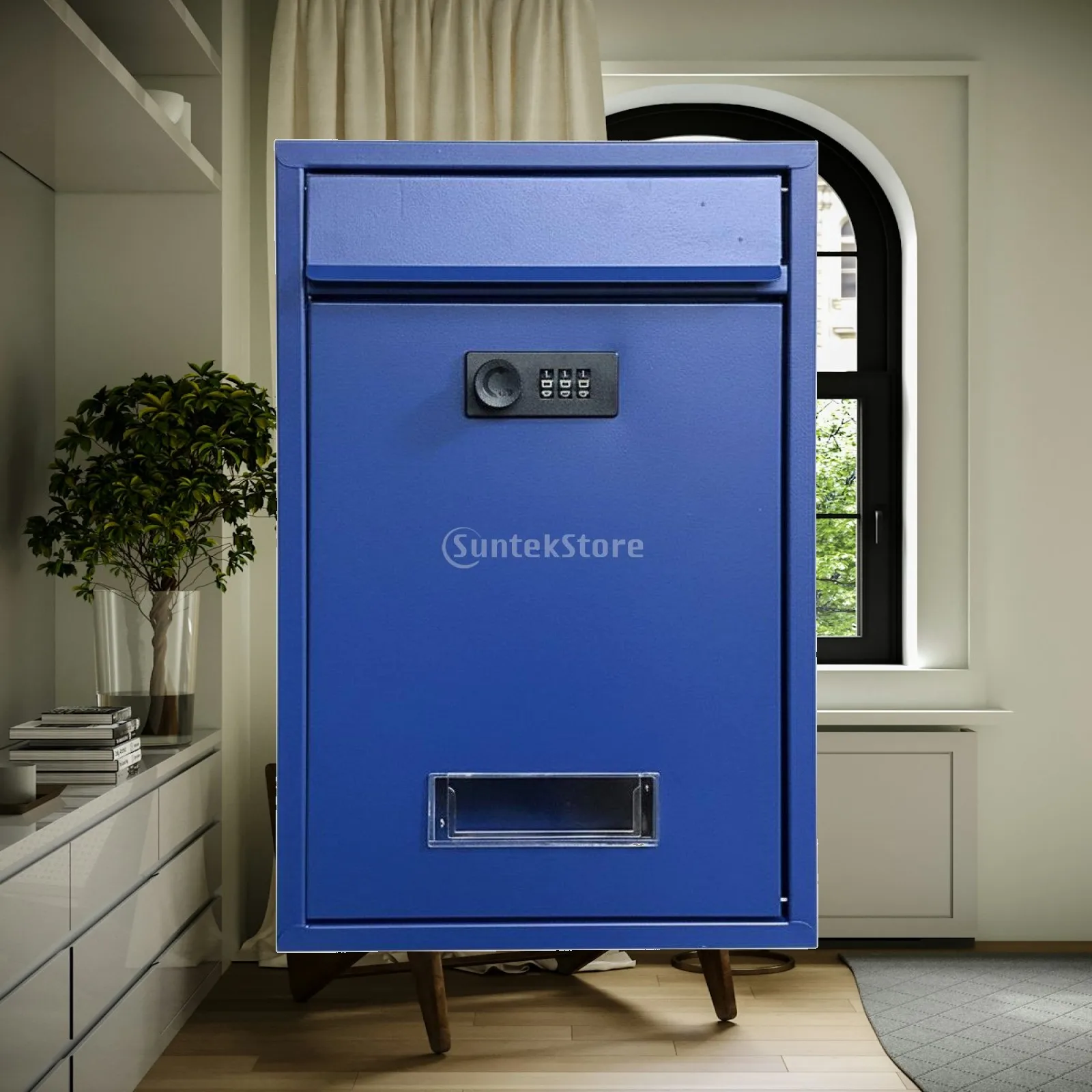 durable-galvanized-iron-wall-mounted-mailbox-secure-3-dial-lock-weather-shield-outdoor-parcel-letterbox