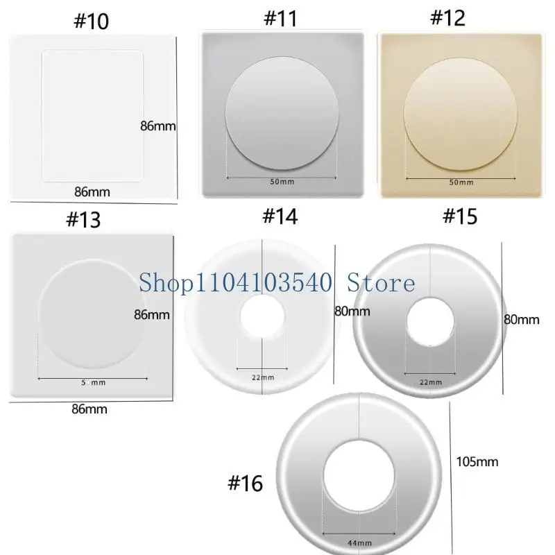 02DC Kabelmanagement-Abdeckplatte Stilvolle Gummidraht-Abdeckplatte für 86-Typ-Buchse
