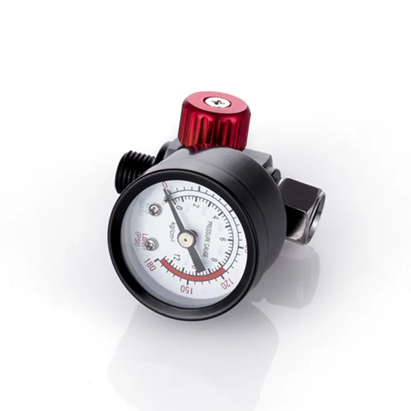Pistolet natryskowy do farby Regulator ciśnienia Pistolet kontroler gazu Regulator powietrza z dużą tarczą Pułapka na wodę Narzędzia do filtrów